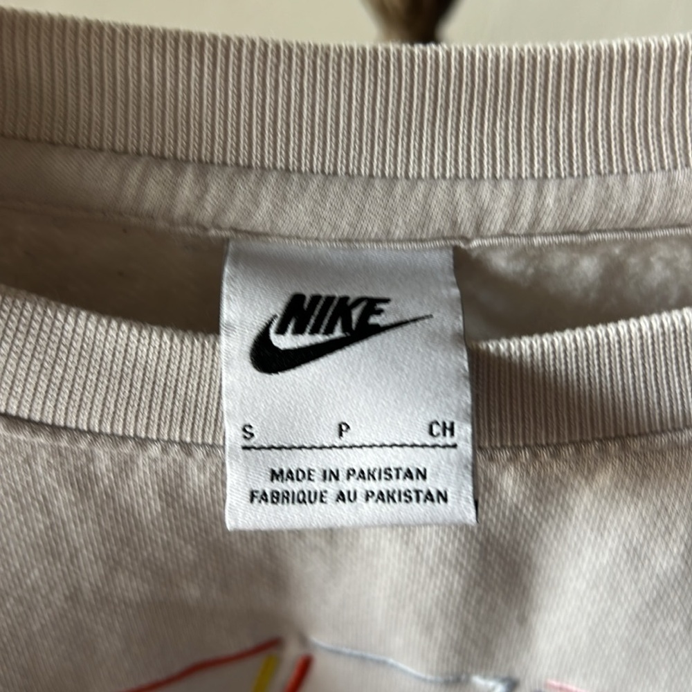 Nike Multi Color Embroidery Sweatshirt Small - Picture 3 of 4